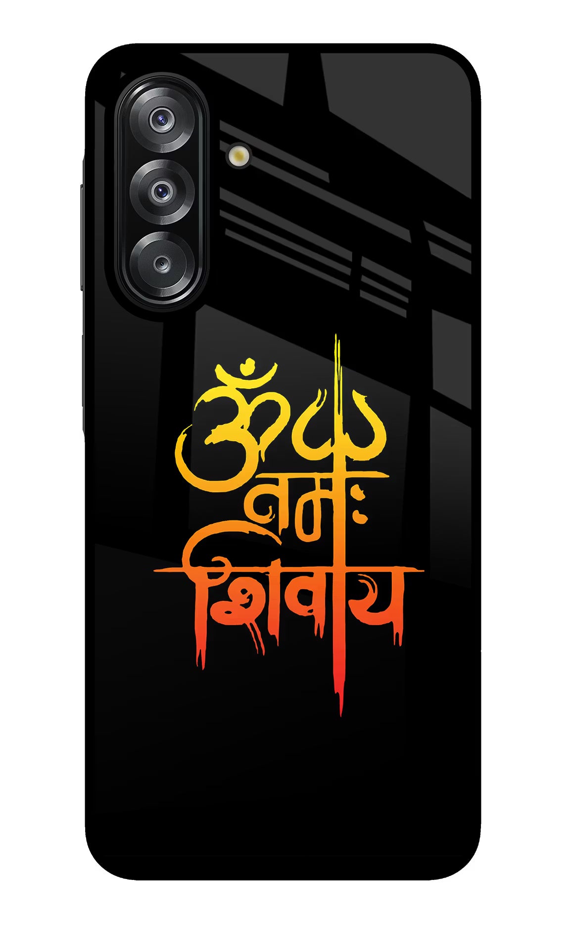 Om Namah Shivay Samsung A26 Glass Case Back Cover by Casekaro