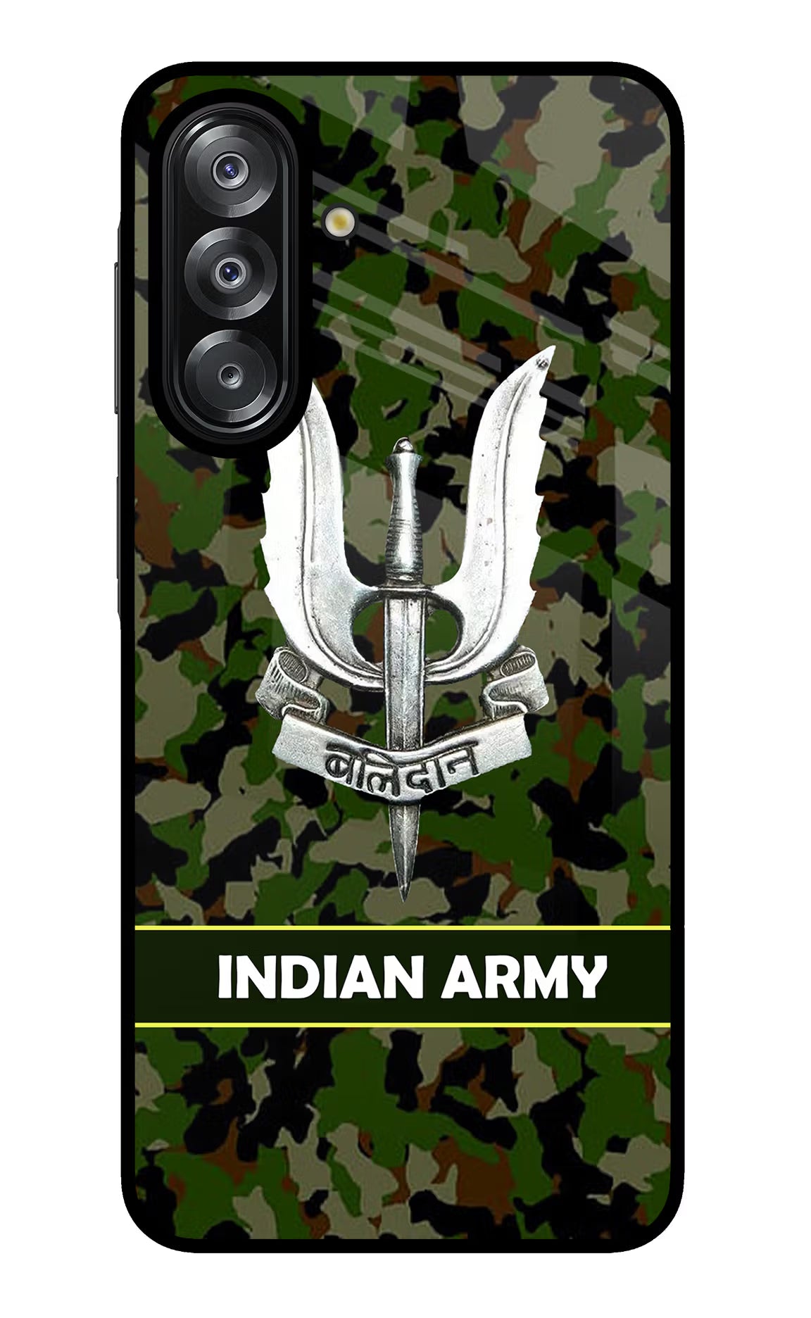 Balidan Indian Logo Samsung A26 Glass Case Back Cover by Casekaro