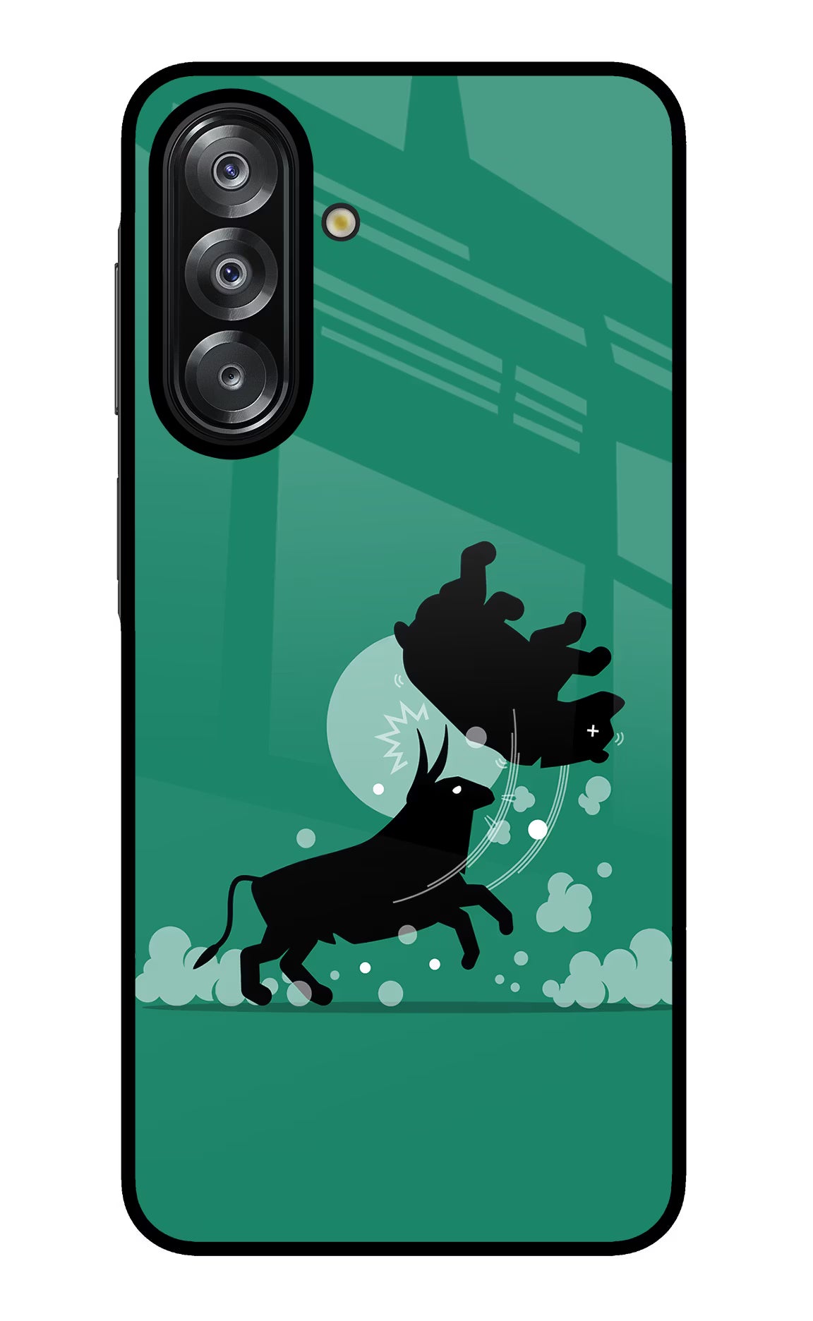 Bull Conqueror Samsung A26 Glass Case