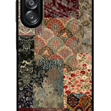 Desi Print Samsung A26 Glass Case Back Cover by Casekaro