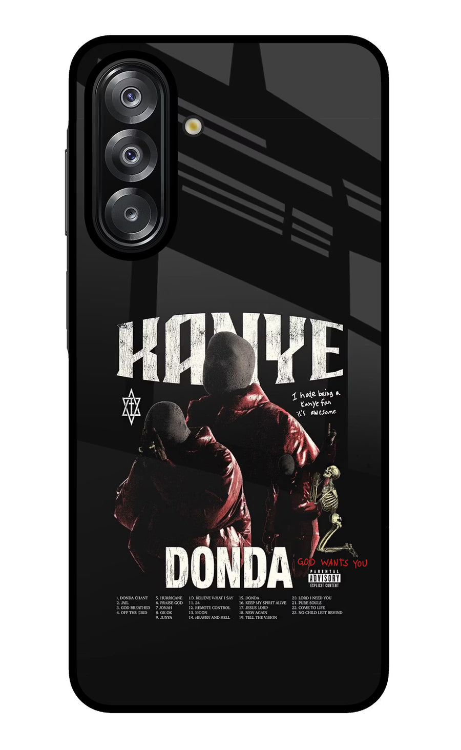 Donda Kanye West Samsung A26 Back Cover, Glass case