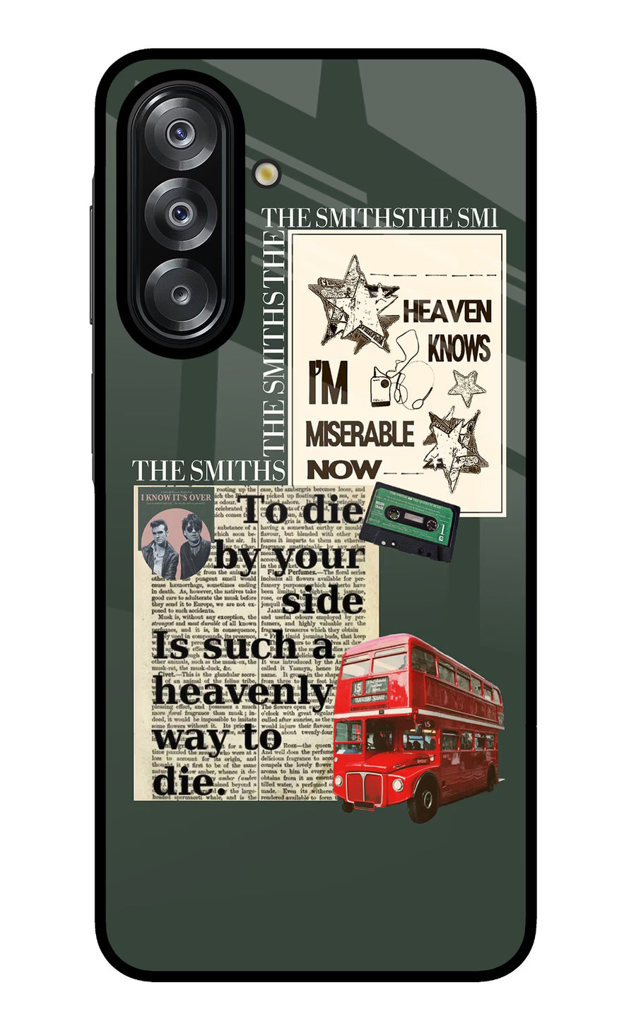 The Smiths Samsung A26 Back Cover, Glass case