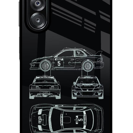 WRC'99 Samsung A26 Glass Case Back Cover by Casekaro