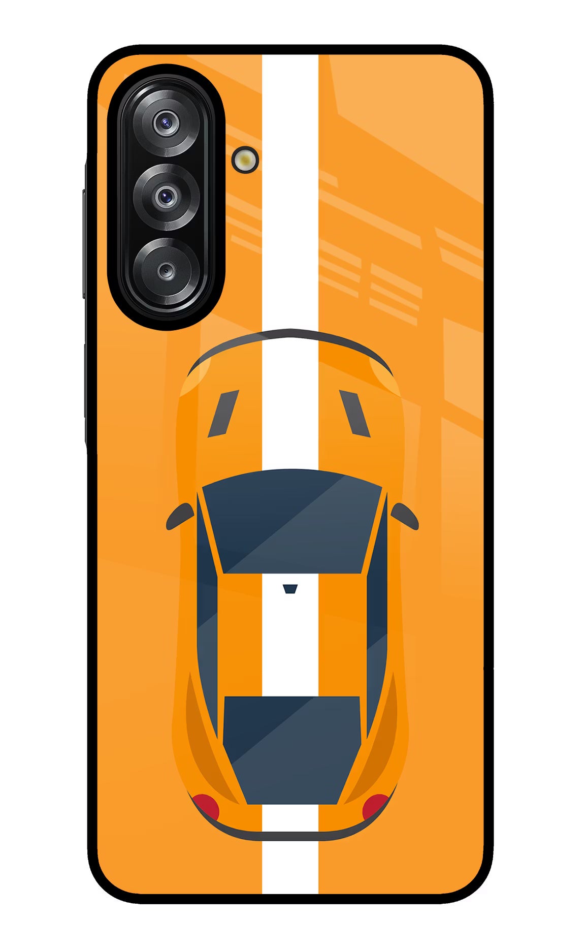 Highway Pursuit Samsung A26 Glass Case Back Cover by Casekaro