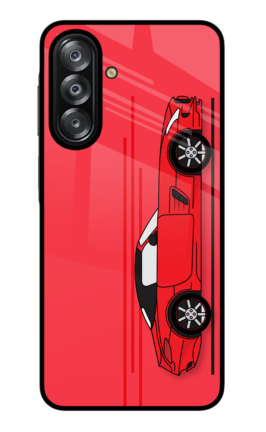 Red Velocity Samsung A26 Glass Case