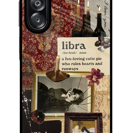 Libra Zodiac Samsung A26 Glass Case Back Cover by Casekaro