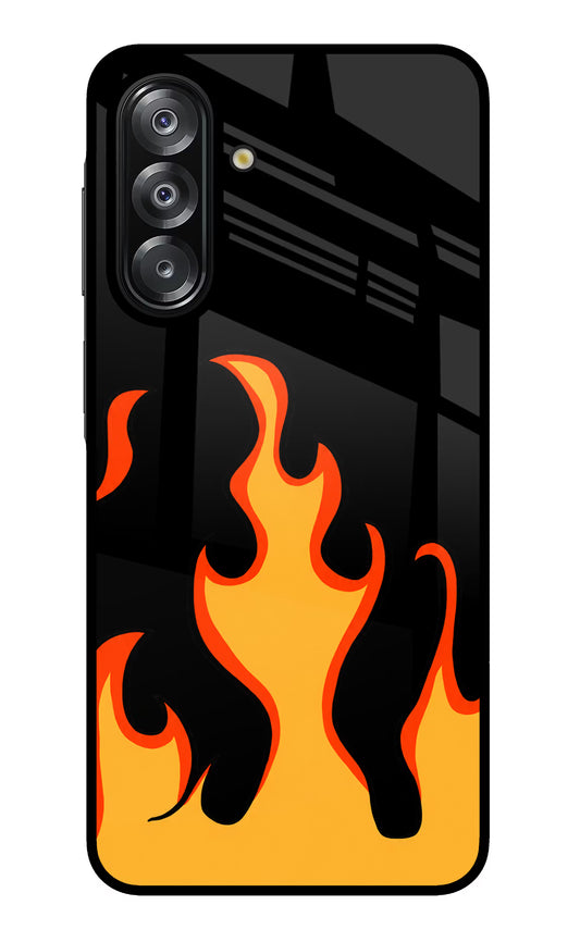 Fired Up – Black Samsung A26 Glass Case