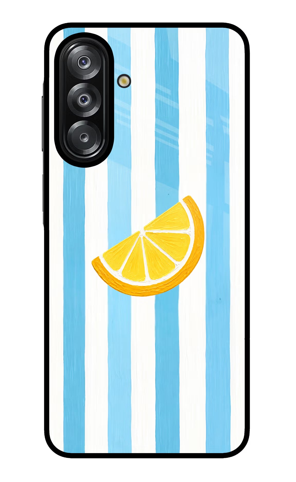 Summer Lemon Samsung A26 Glass Case Back Cover by Casekaro