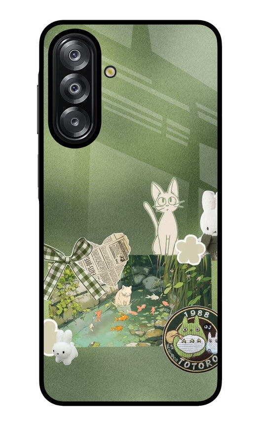 Aesthetic anime Samsung A26 Glass Case