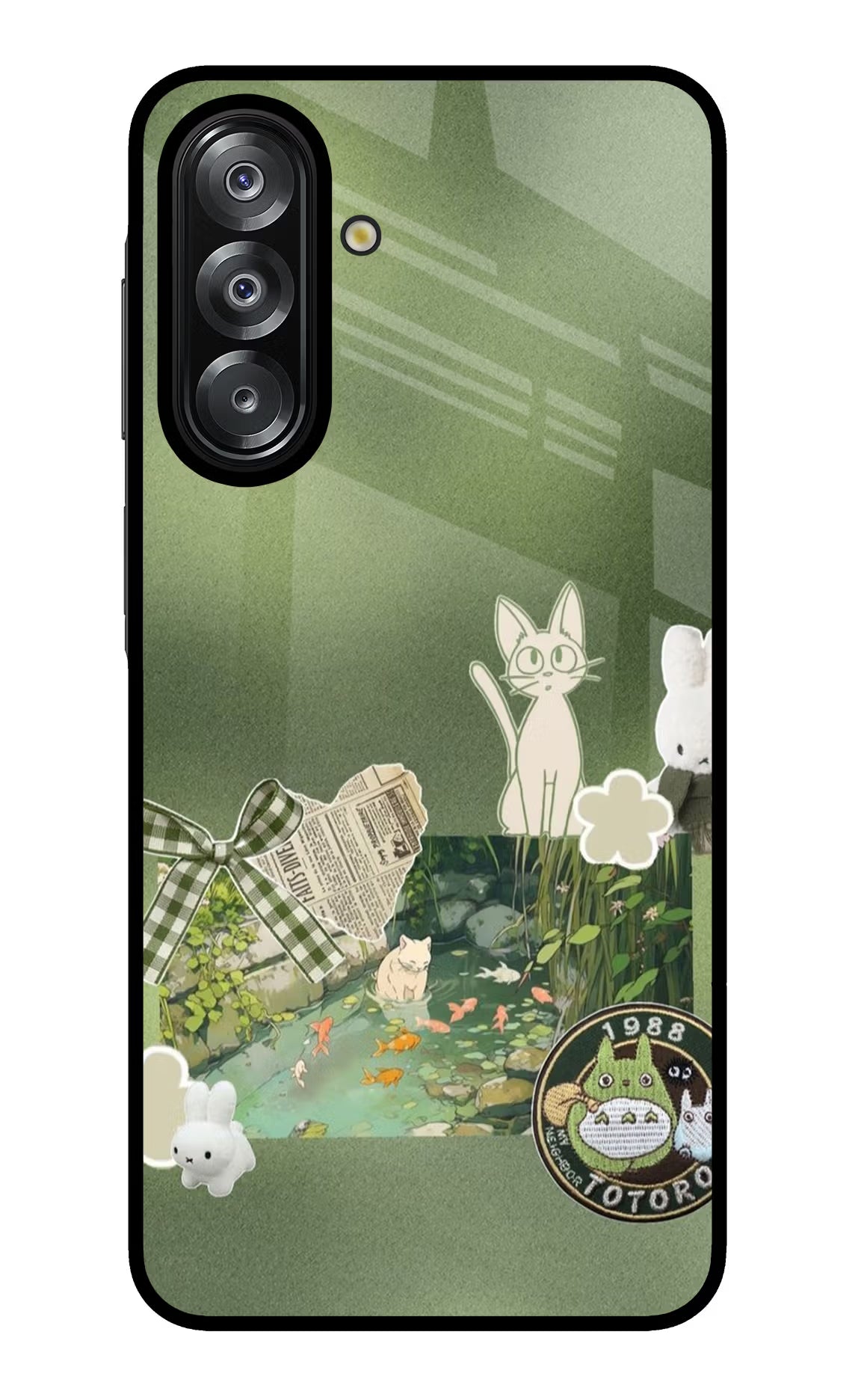 Aesthetic anime Samsung A26 Glass Case Back Cover by Casekaro