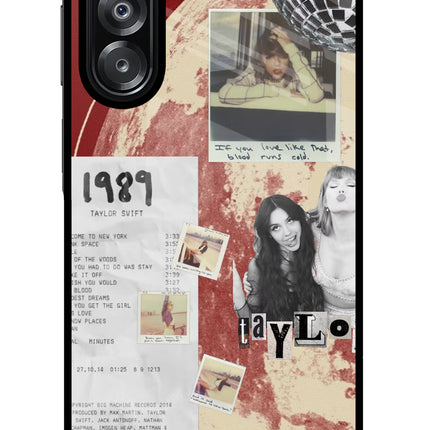 Taylor Swift Samsung A26 Glass Case Back Cover by Casekaro