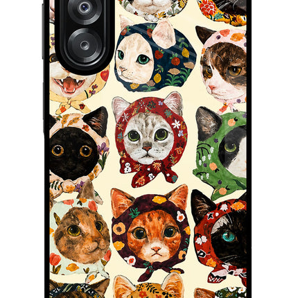 Cool Cat Samsung A26 Glass Case Back Cover by Casekaro
