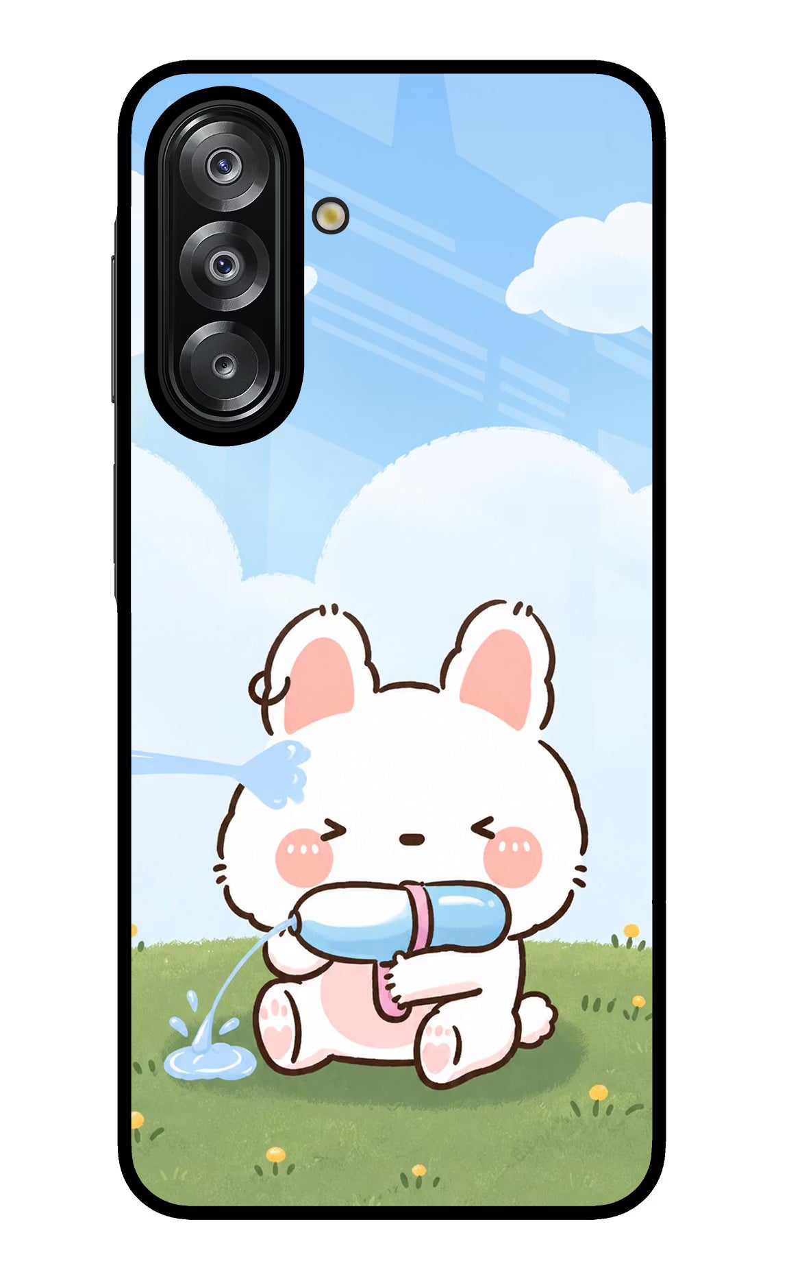 Bunny Treat Samsung A26 Glass Case