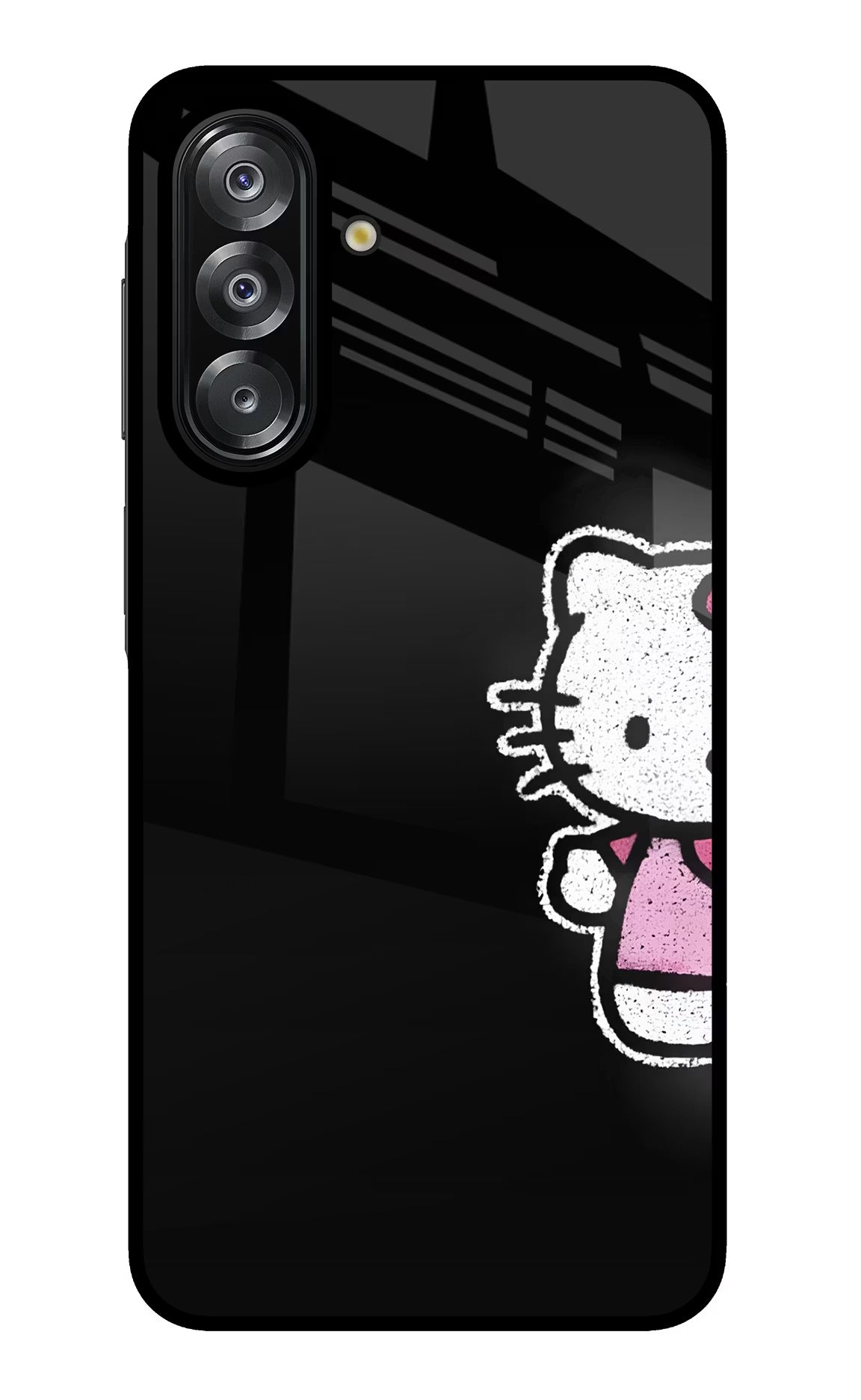 Kitty Charm Samsung A26 Glass Case