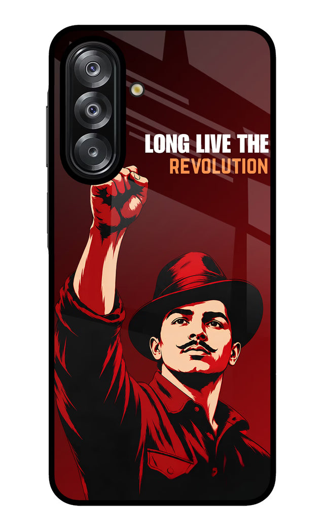Bhagat Singh Revolution Samsung A26 Glass Case