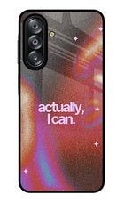Pink Aura Samsung A26 Glass Case