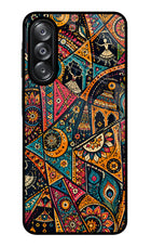 Folk Print Samsung A26 Glass Case