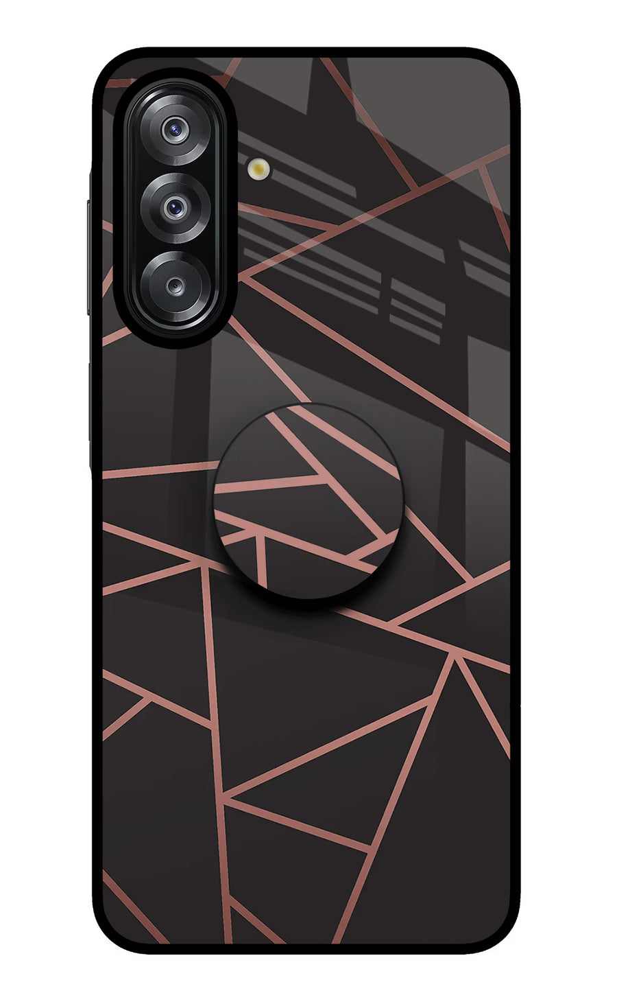 Geometric Pattern Samsung A26 Pop Case, Glass case