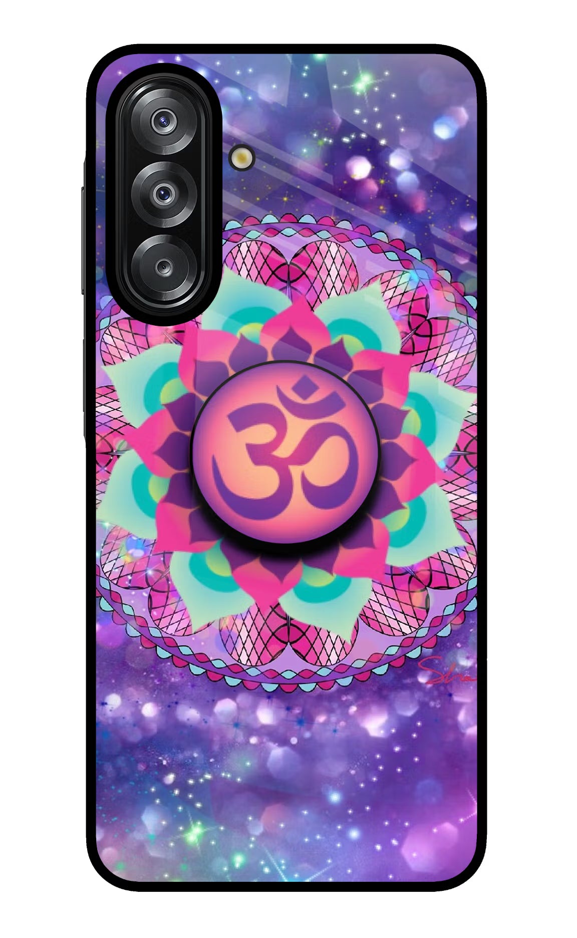 Om Purple Samsung A26 Pop Case by Casekaro