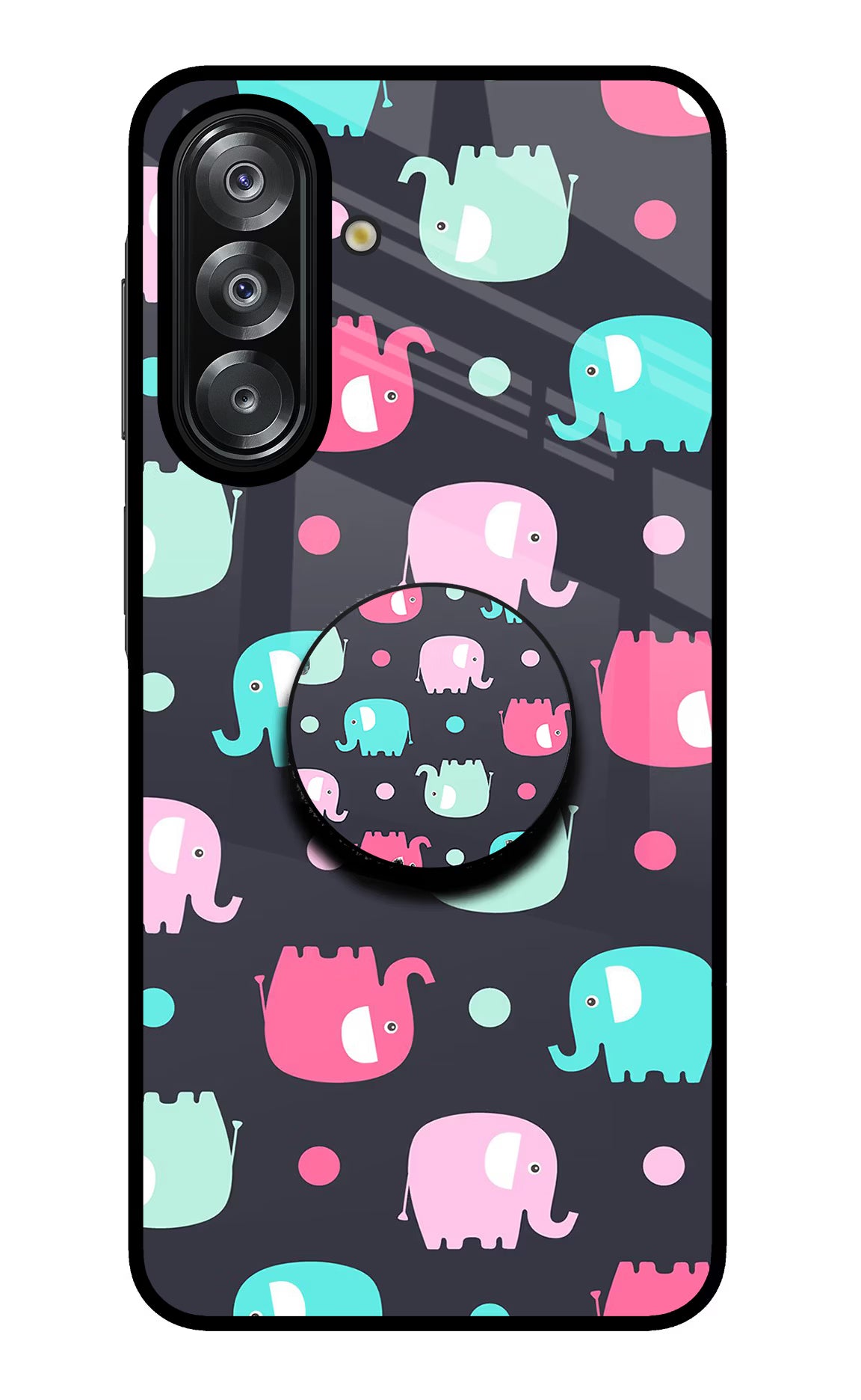 Baby Elephants Samsung A26 Pop Case by Casekaro