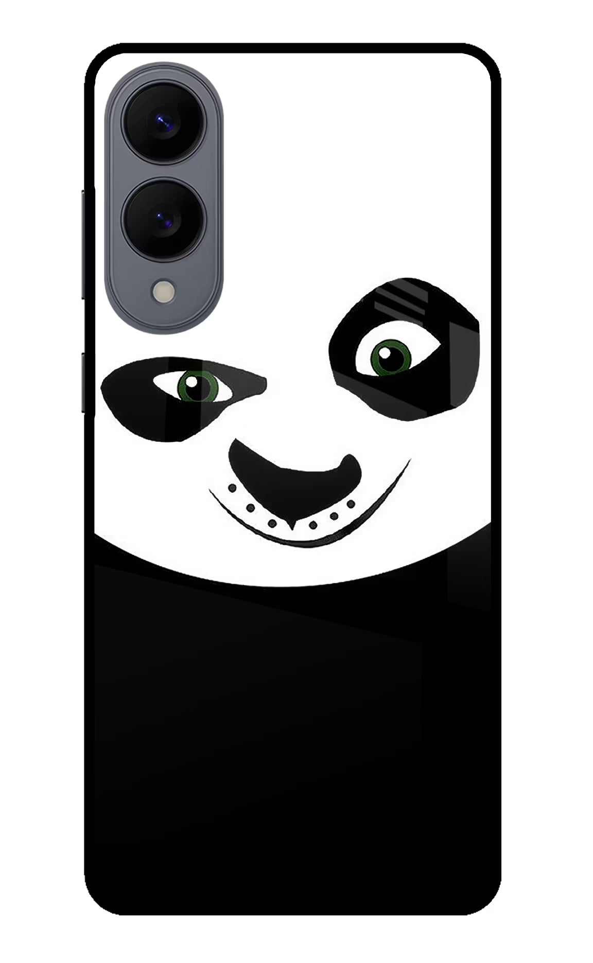 Panda Samsung S25 Edge Glass Case Back Cover by Casekaro