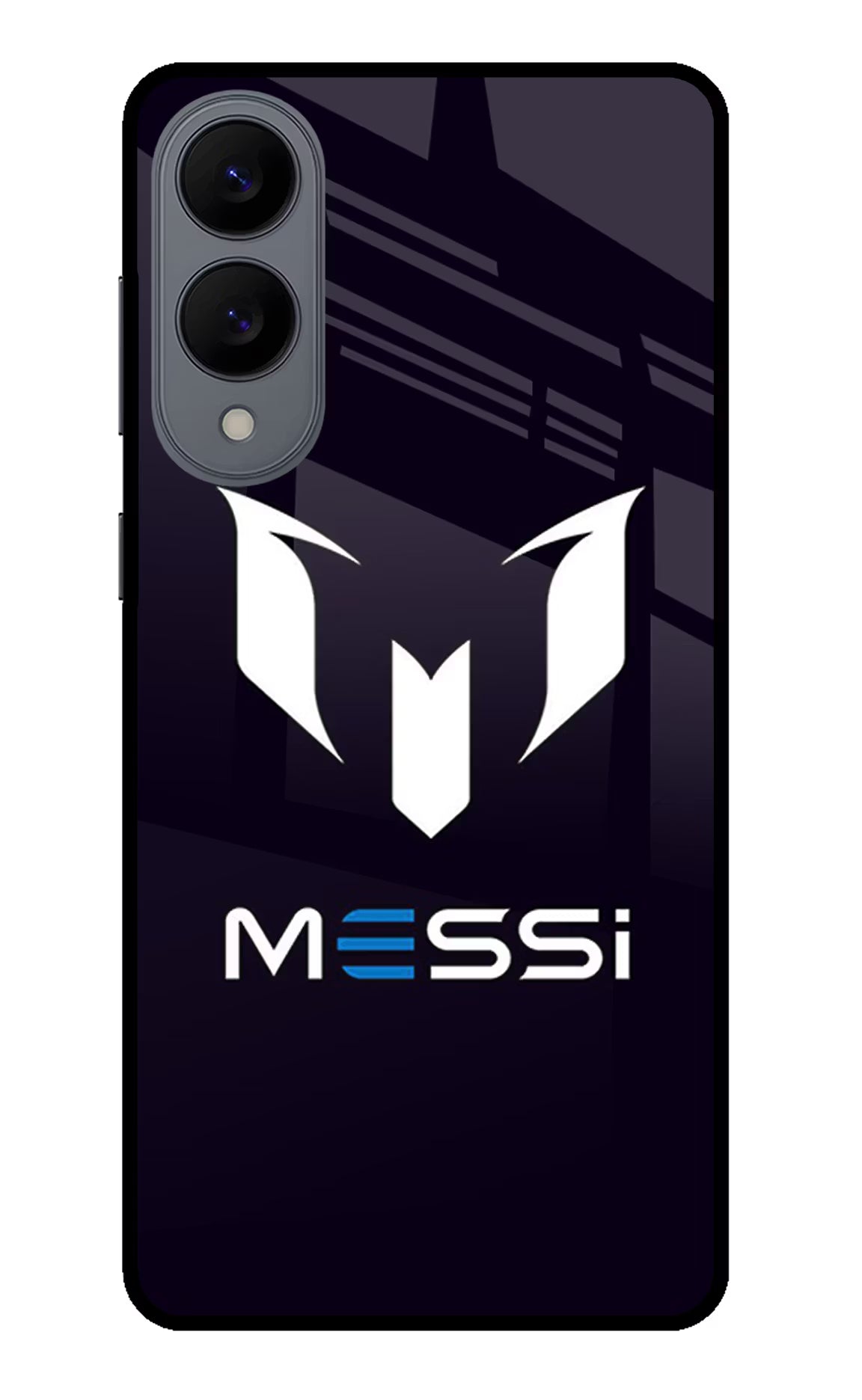 Messi Logo Samsung S25 Edge Glass Case Back Cover by Casekaro
