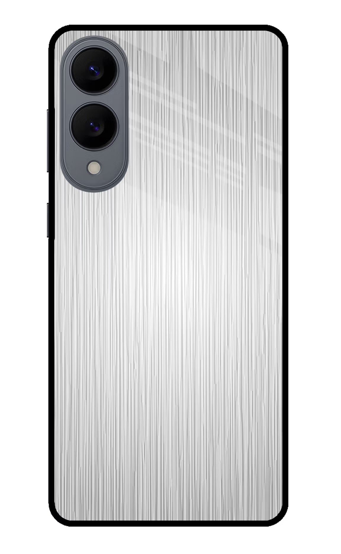 Wooden Grey Texture Samsung S25 Edge Glass Case Back Cover by Casekaro