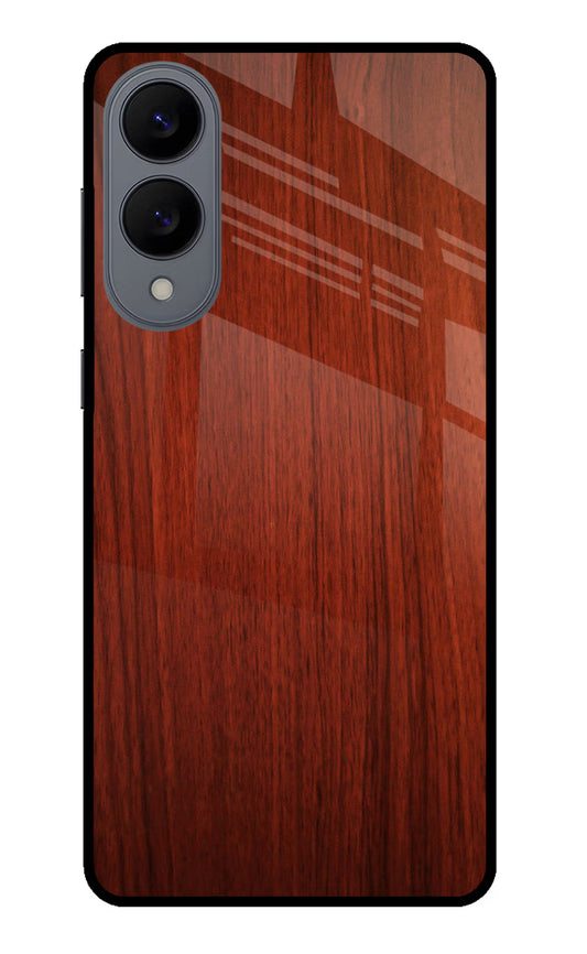 Wooden Plain Pattern Samsung S25 Edge Glass Case