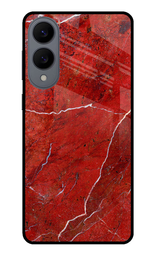 Red Marble Design Samsung S25 Edge Glass Case
