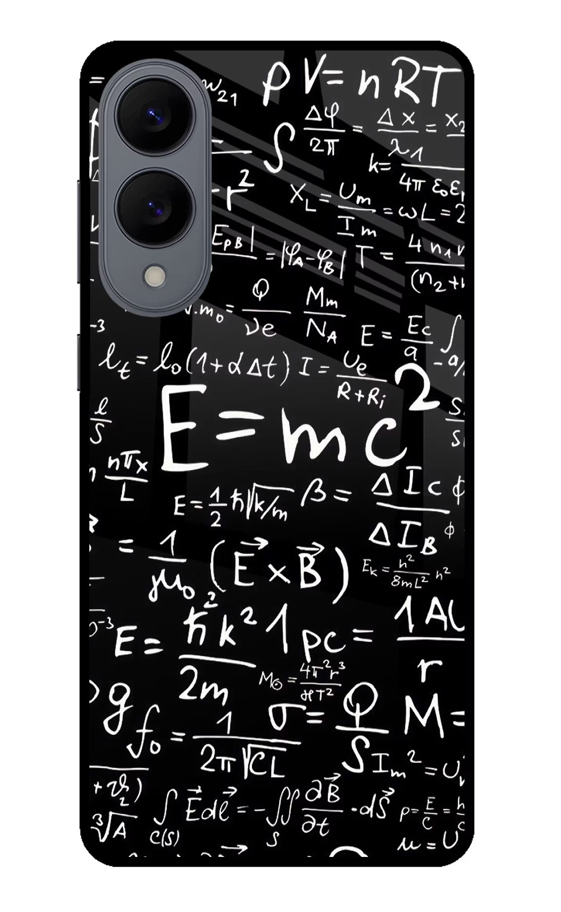 Physics Formula Samsung S25 Edge Glass Case Back Cover by Casekaro