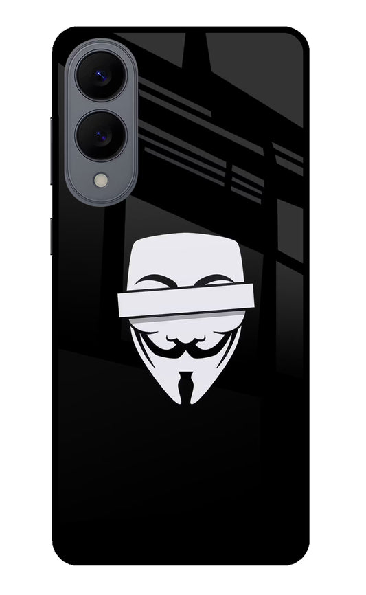 Anonymous Face Samsung S25 Edge Glass Case