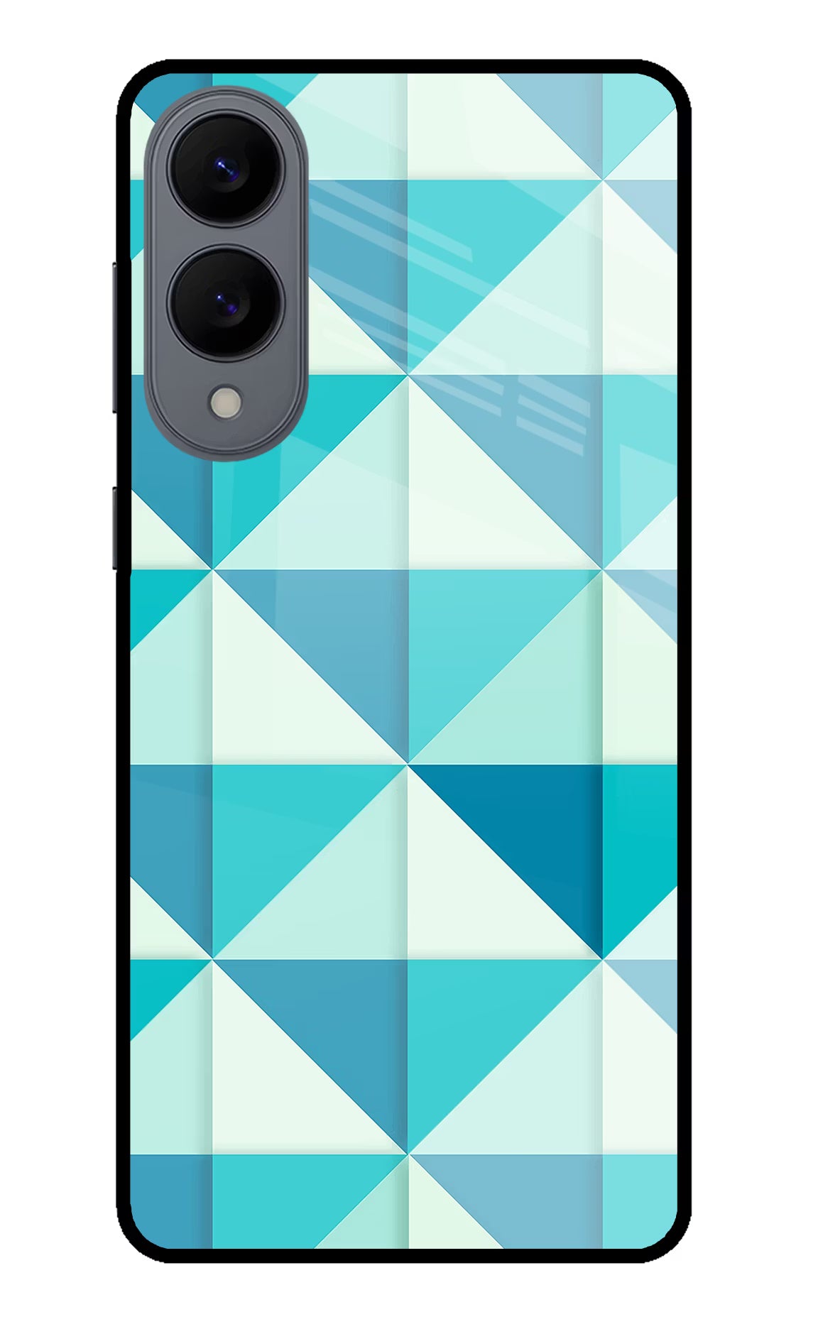 Abstract Samsung S25 Edge Glass Case Back Cover by Casekaro
