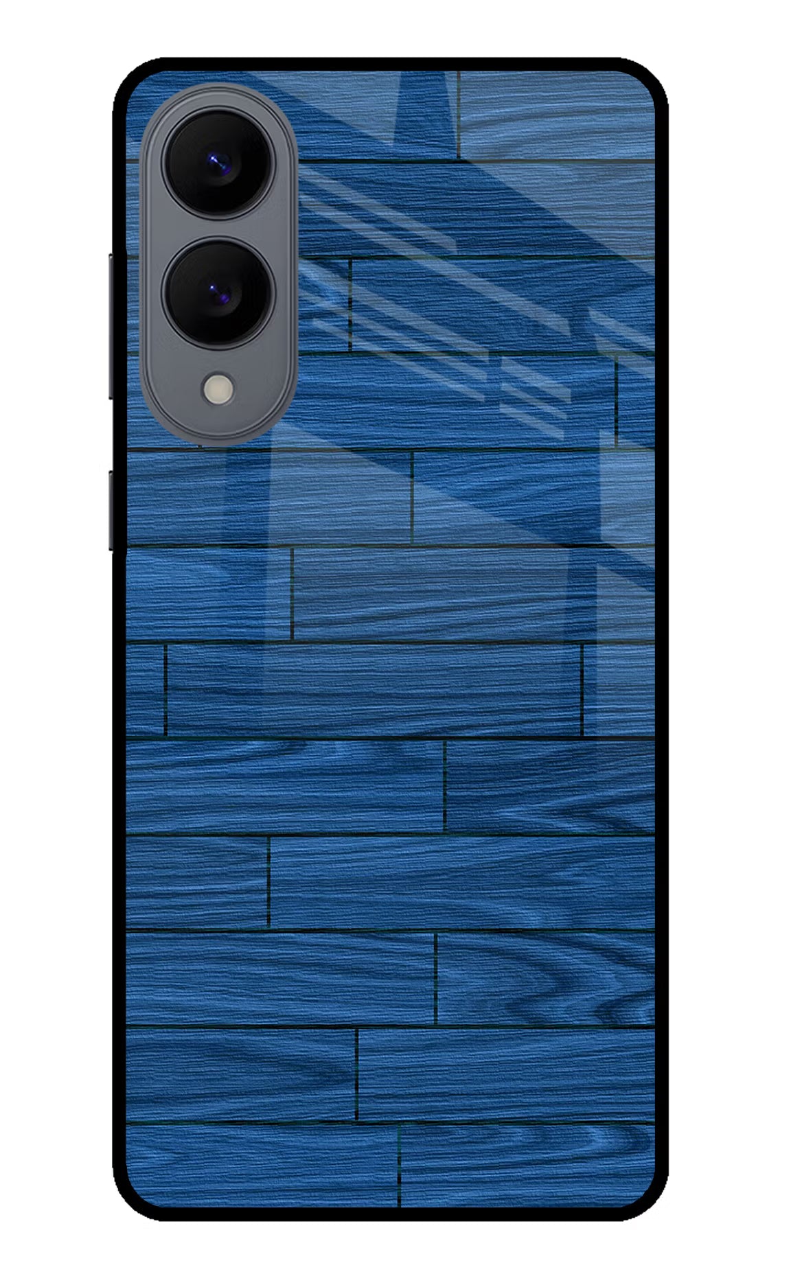 Wooden Texture Samsung S25 Edge Glass Case Back Cover by Casekaro