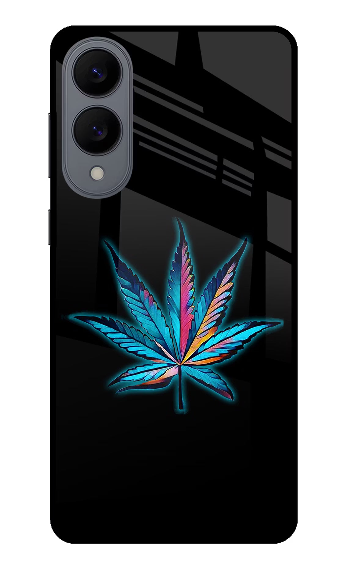 Weed Samsung S25 Edge Glass Case Back Cover by Casekaro