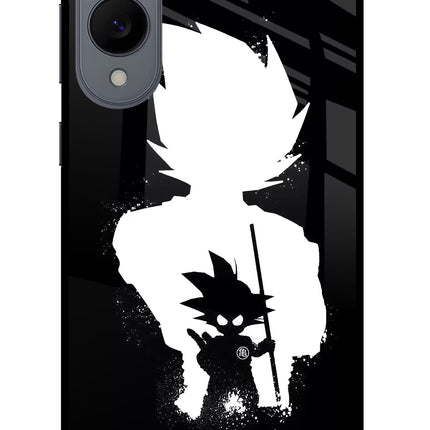 Goku Shadow Samsung S25 Edge Glass Case