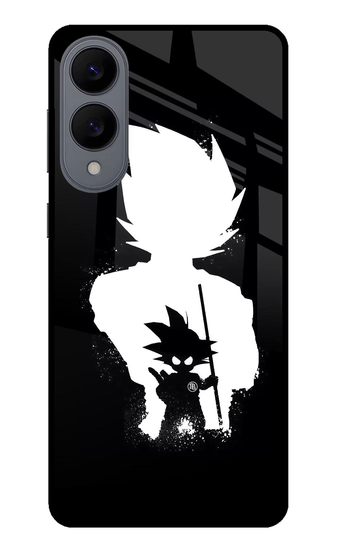 Goku Shadow Samsung S25 Edge Glass Case Back Cover by Casekaro