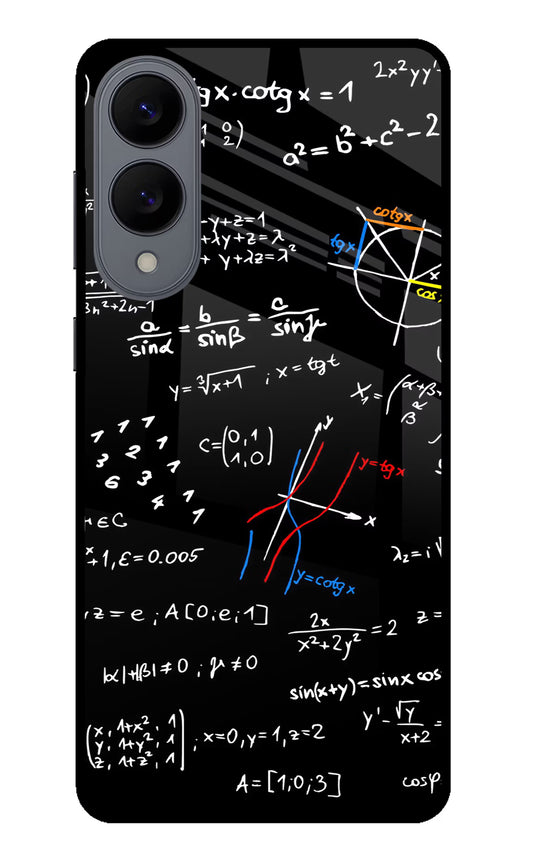 Mathematics Formula Samsung S25 Edge Glass Case