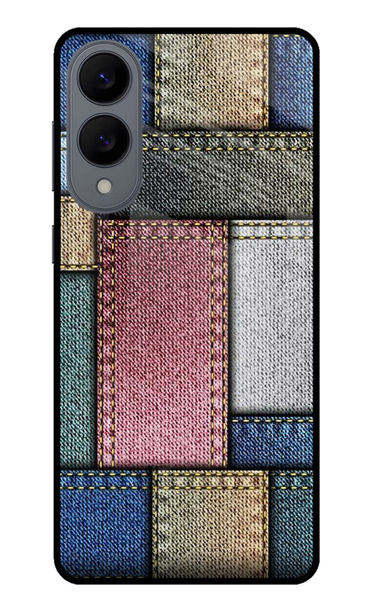 Multicolor Jeans Samsung S25 Edge Glass Case