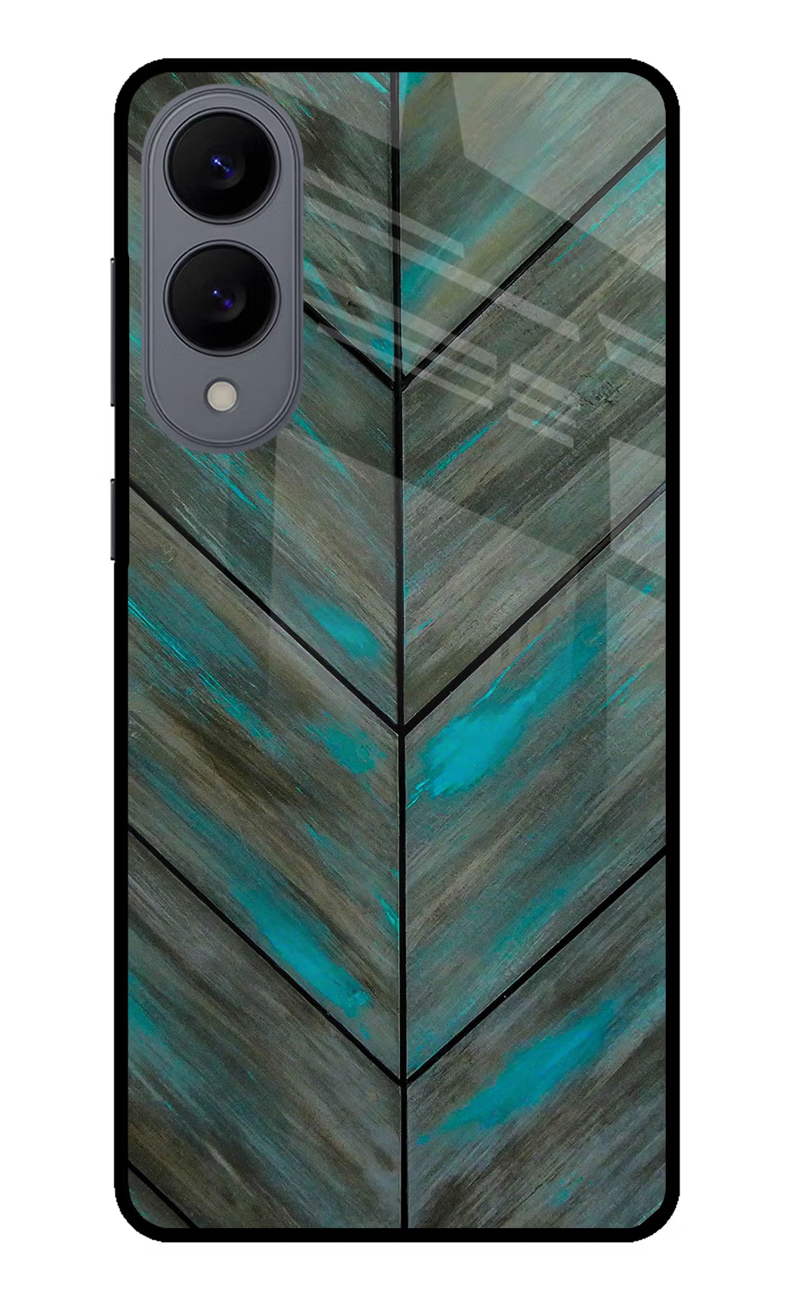 Pattern Samsung S25 Edge Glass Case Back Cover by Casekaro