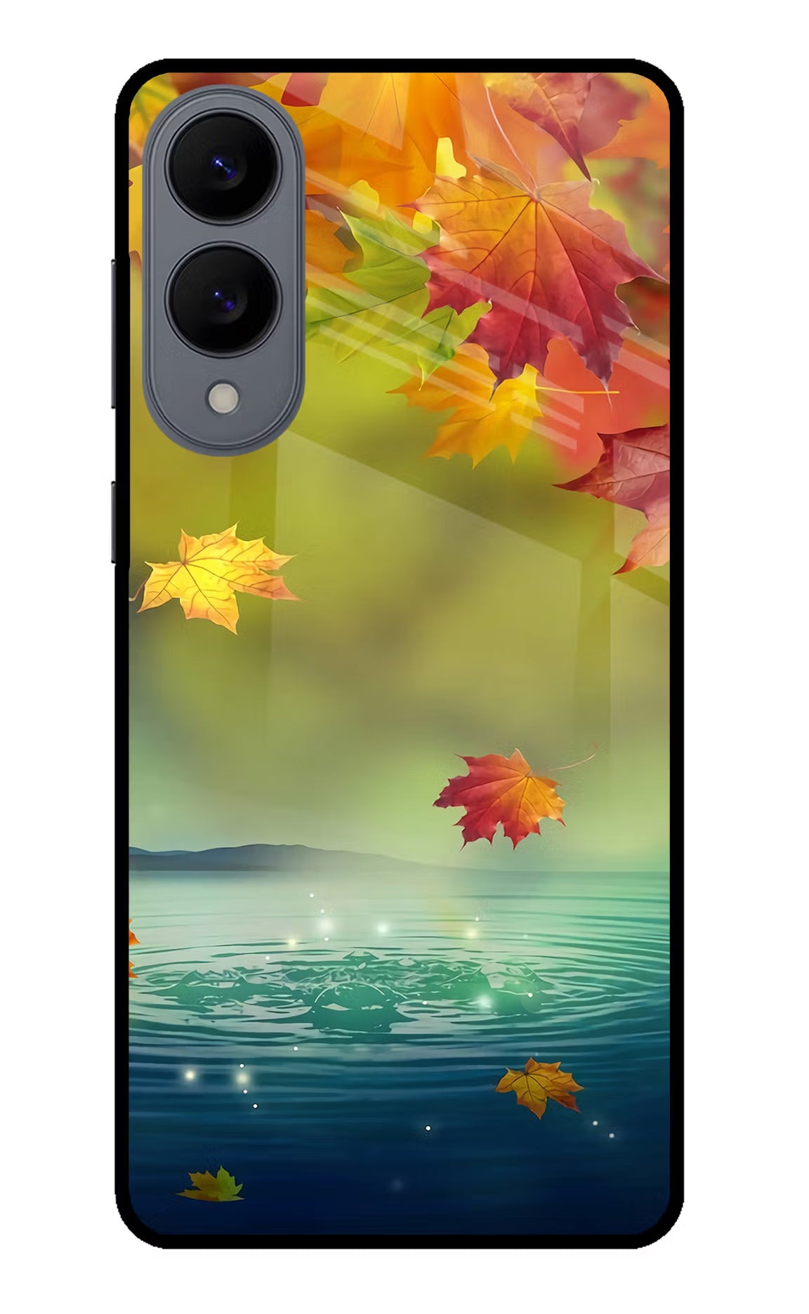 Flowers Samsung S25 Edge Glass Case Back Cover by Casekaro