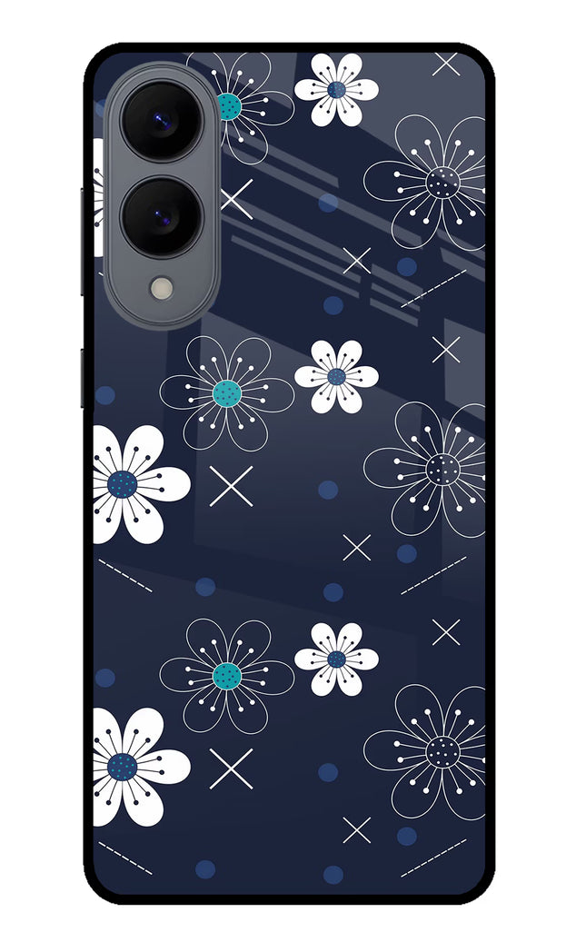 Flowers Samsung S25 Edge Glass Case