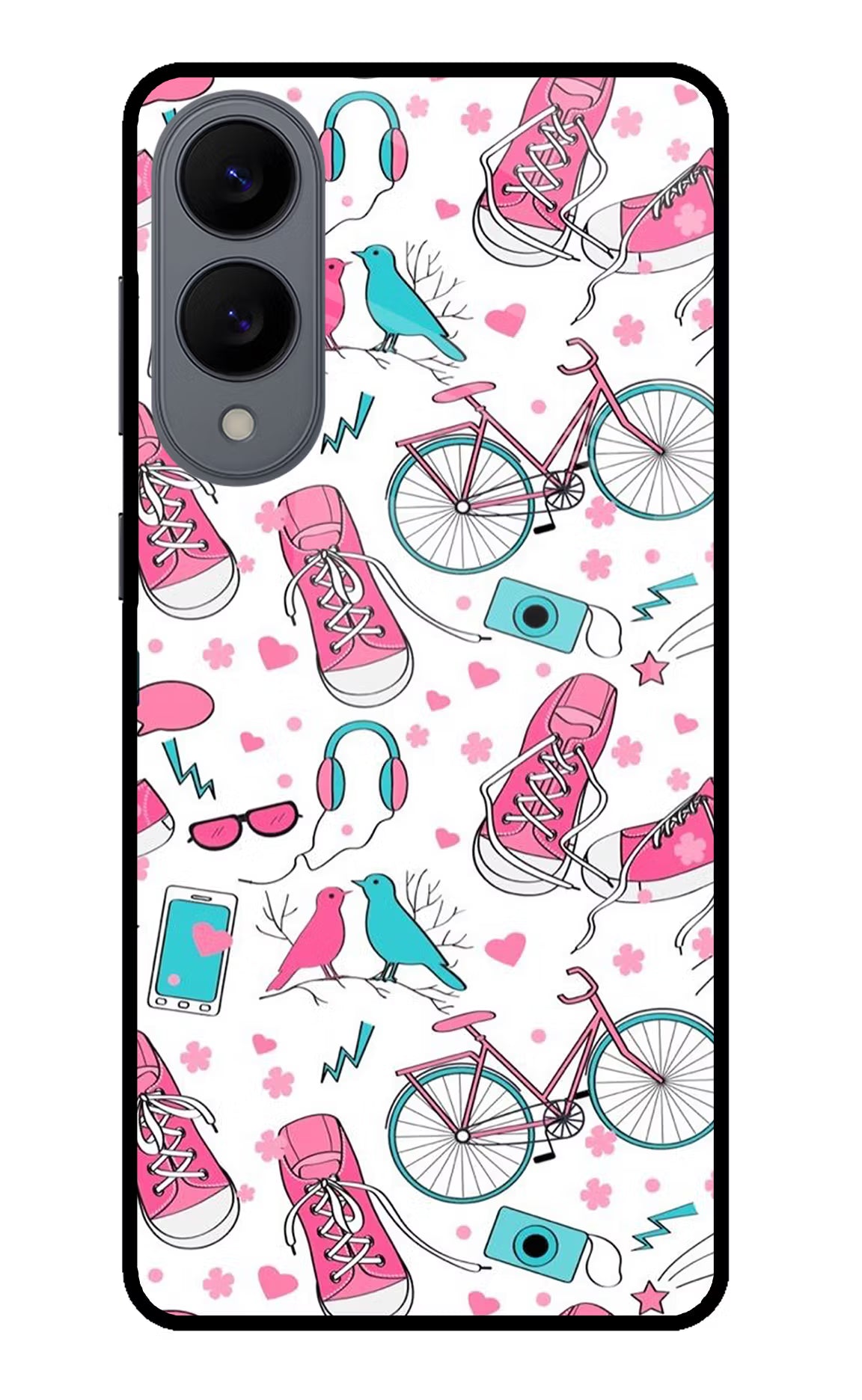 Artwork Samsung S25 Edge Glass Case Back Cover by Casekaro