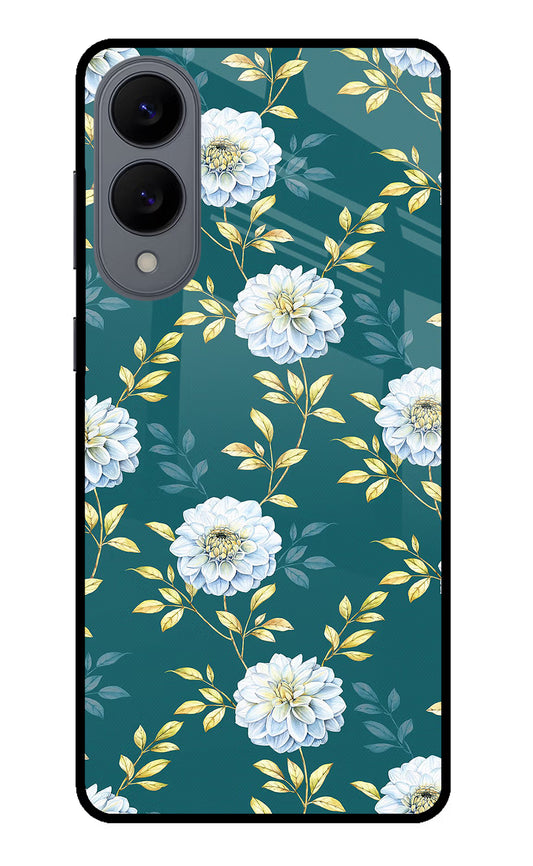 Flowers Samsung S25 Edge Glass Case