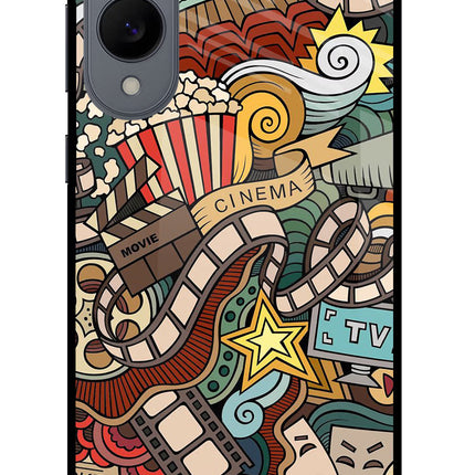 Cinema Abstract Samsung S25 Edge Glass Case