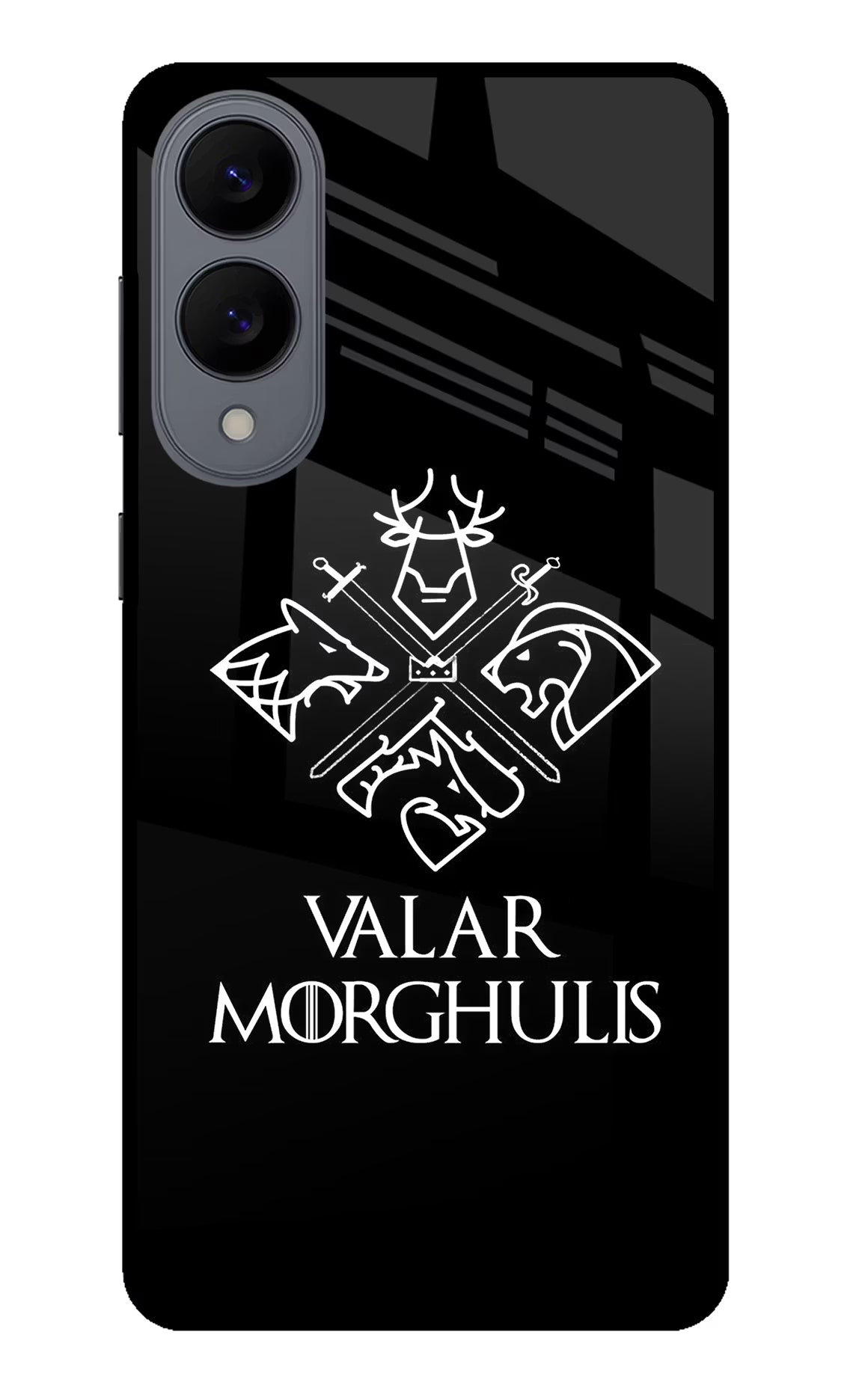 Valar Morghulis | Game Of Thrones Samsung S25 Edge Glass Case Back Cover by Casekaro