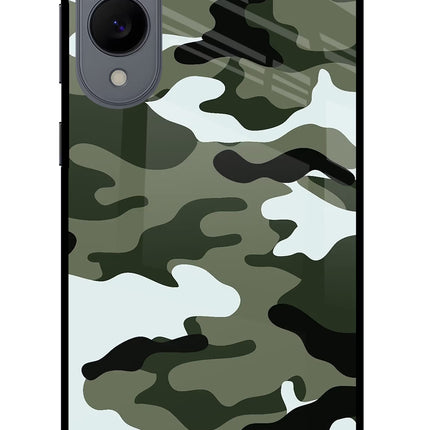 Camouflage Samsung S25 Edge Glass Case