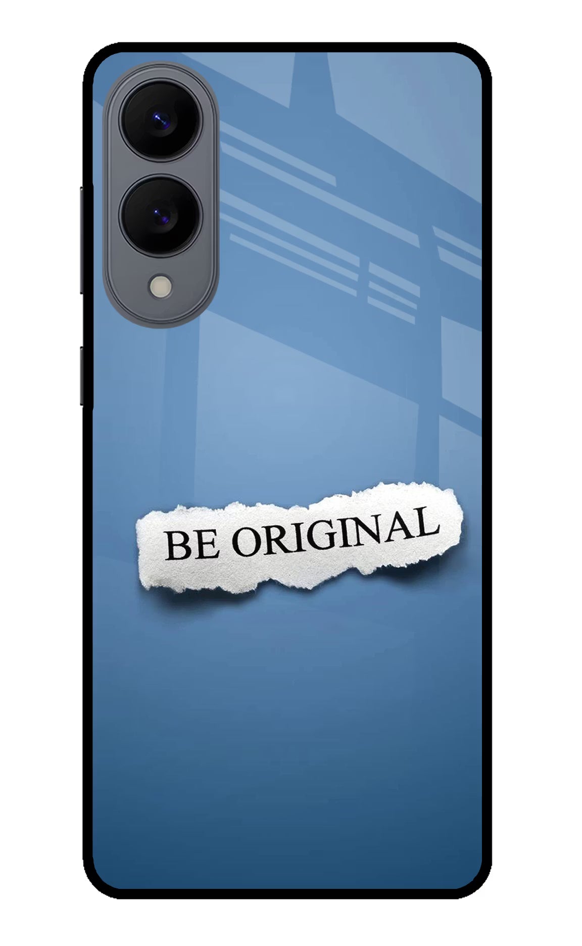 Be Original Samsung S25 Edge Glass Case Back Cover by Casekaro
