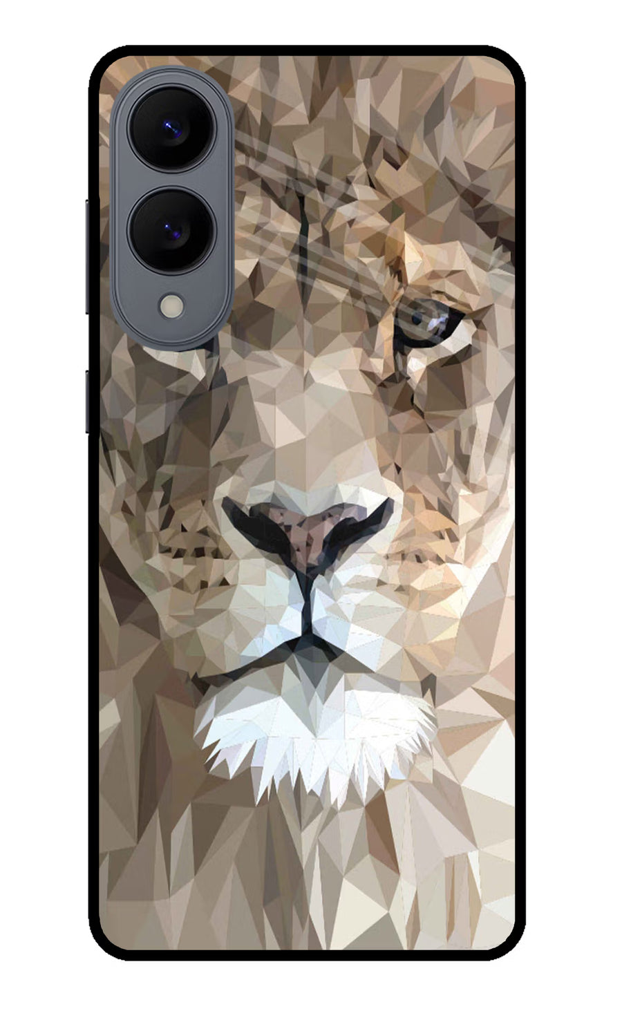 Lion Art Samsung S25 Edge Back Cover, Metal case