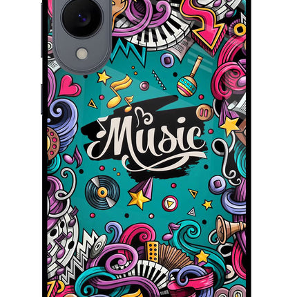 Music Graffiti Samsung S25 Edge Glass Case