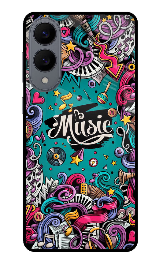 Music Graffiti Samsung S25 Edge Glass Case